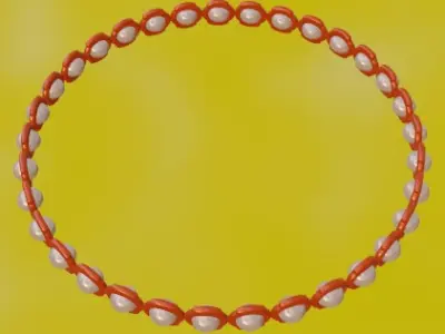 Elegant Gold Chain 3D Model Free low-poly 3D model