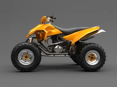 Quadrocycle 3D model