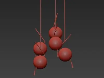 Contemporary Chandelier 3D model