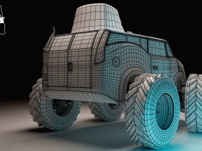 Fighting machine 3D model