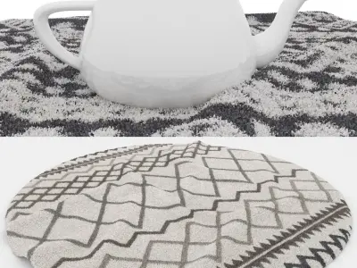 Rugs No 393 Low-poly 3D model
