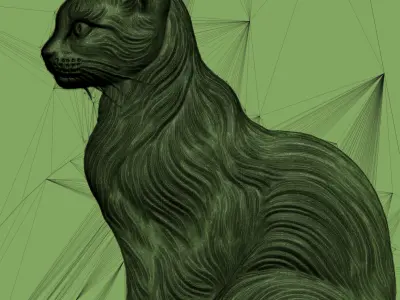 Cat A50 3D print model