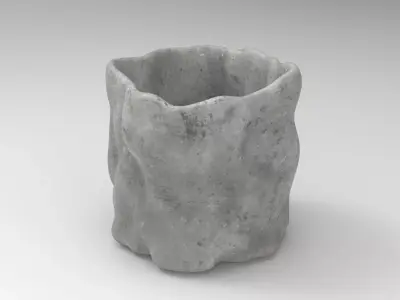 Lopy Vase Low-poly 3D model