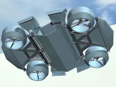 SCi-Fi Drone Free 3D model