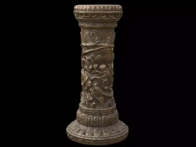Ancient Pillar 3D model