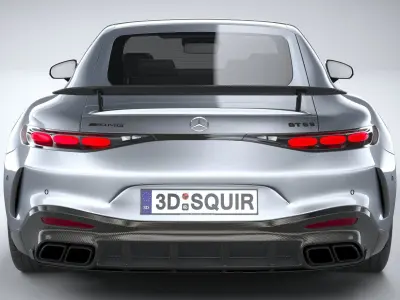 Mercedes-Benz AMG GT Coupe 2024 3D model