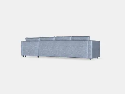 VIMLE 4-seat sofa 4 Low-poly 3D model