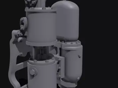 Water Pump locomotive 3dprint  3D print model