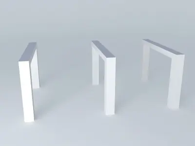 Bows over track Free 3D model