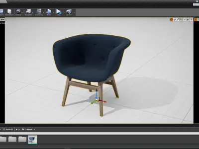 PlusHalle Chester UE4 Low-poly 3D model