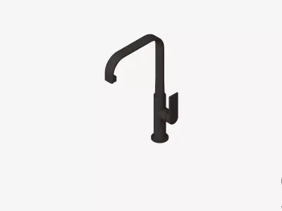Sink Mixer - Luxury - Green Low-poly 3D model