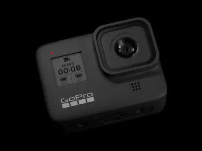 GoPro Hero8 Black 3D model 3D model