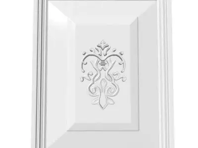 Decorative Wood Panel 3 3D model