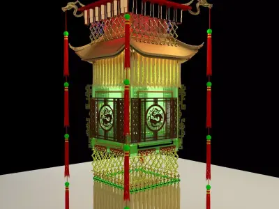 Chinese  palace Lantern 3D model