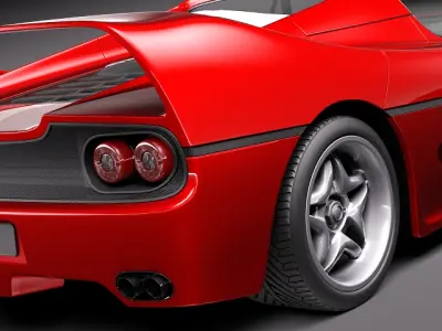 ferrari f50 3D model