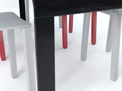 Modern Dining Table 3D model