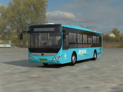 YUTONG ZK6125CHEVNPG4 bus 3D model