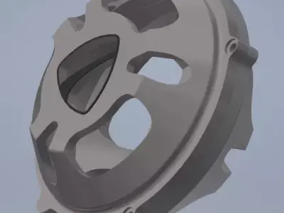 KEYCHAIN clutch cover italian motorsport 3D print model