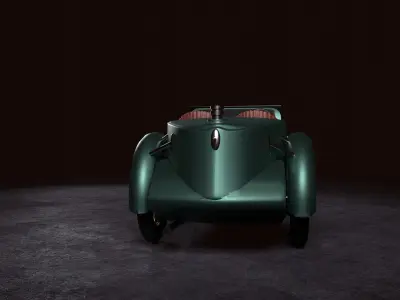 Old Car 1917 3D model