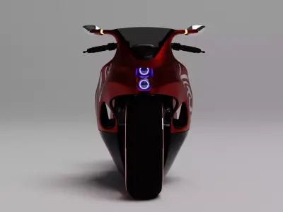 Electrice Bike future 3D model