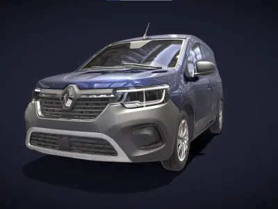 Renault Kangoo van review 2023 3D model