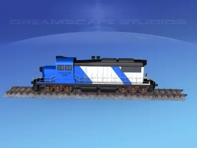 Diesel Locomotive V09 3D model