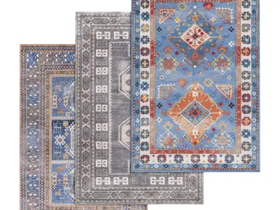 Rug Set 1453 3D model