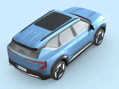 Kia EV5 2024 Low-poly 3D model