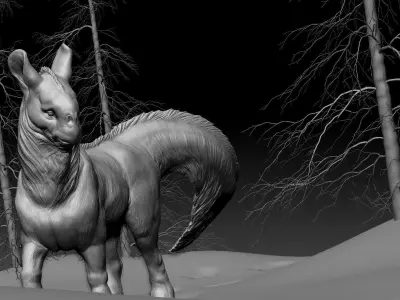 The Imperator horse 3D model