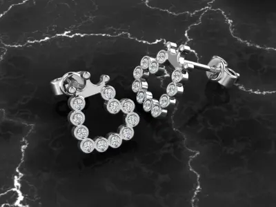 Jewelry Earring 3D print model