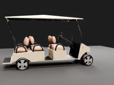 golfcart 3D model