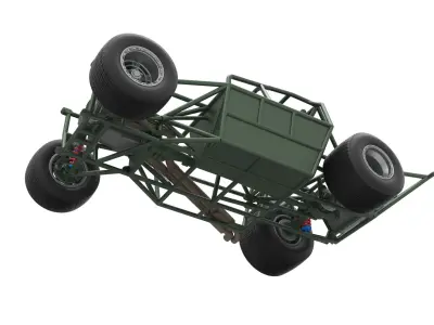 New Zealand Super Saloon race car Base Scale 1 to 25 3D print model