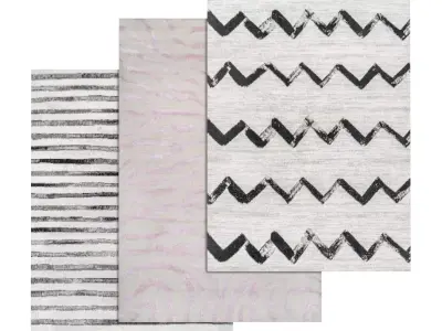 Rug Set 1394 3D model
