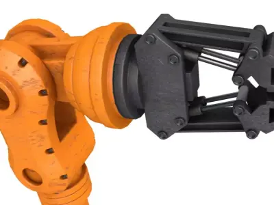 Robotic Arm 3D model 8