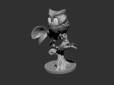 owl Lovely 3D print model