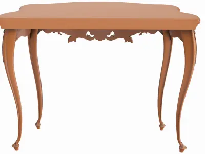 Console table01 3D model