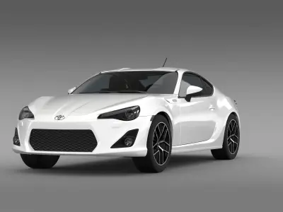 Toyota 86 Prototype 2011 3D model