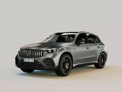 Mercedes Benz GLC63 3d Model 3D model