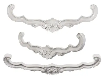 Classic carved 152 3D model