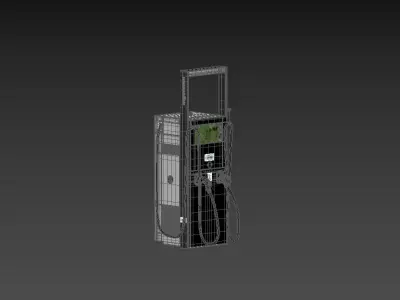 Ingeteam Rapid 180 EV Car Charging Station 3D model