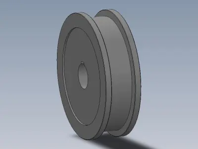 Wheel Block for Crane 3D model