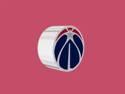 Washington Wizards Team Logo 3D model