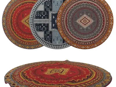 Rugs No 665 Low-poly 3D model