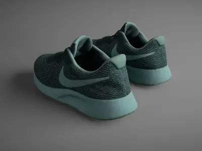 Pair of Sneakers Low-poly 3D model purchase