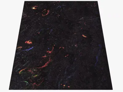 Rug carpet Low-poly 3D model