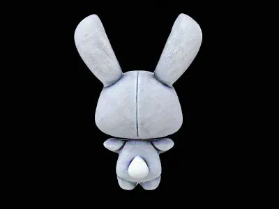 mini floppy bunny 3D model