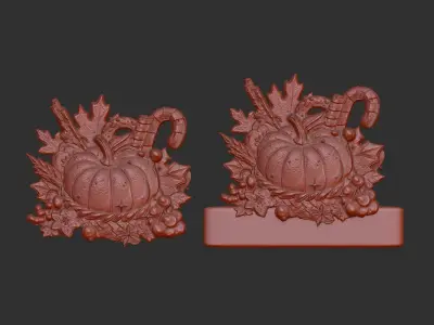pumpkin decor  3D print model