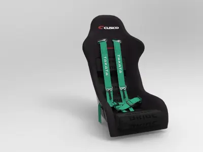 Bride Zeta Racing Seat 3D model