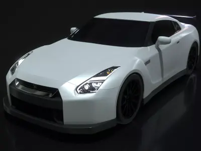 Nissan GTR Real Time Model 3D model