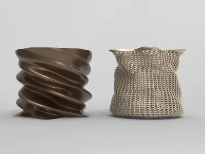 Vase Voronoi 32 3D print model